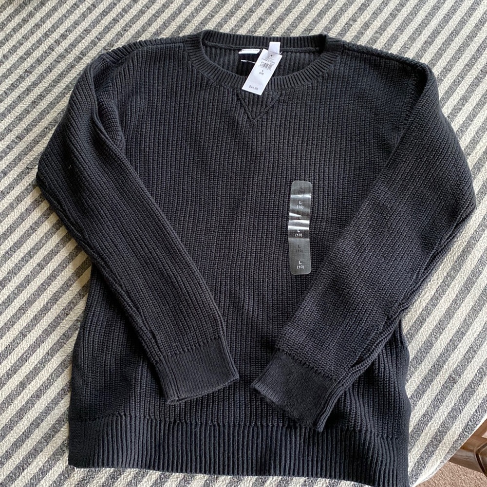 🖤GAP Black cable knit sweater NWT🖤